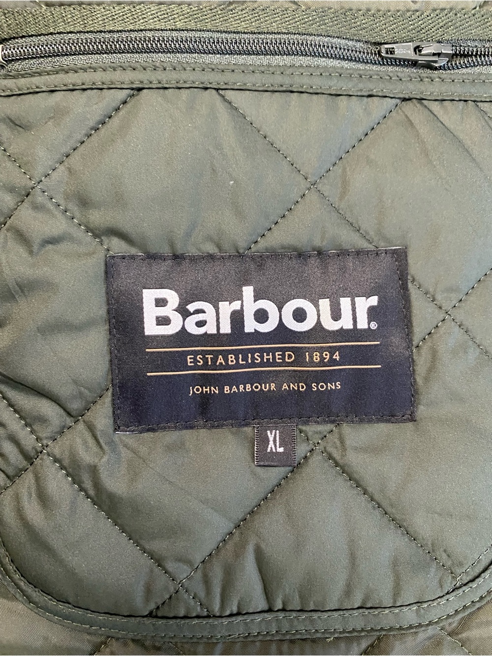 Barbour Lowerdale Quilted Gilet Vest Sage Green XL - Picture 2 of 16